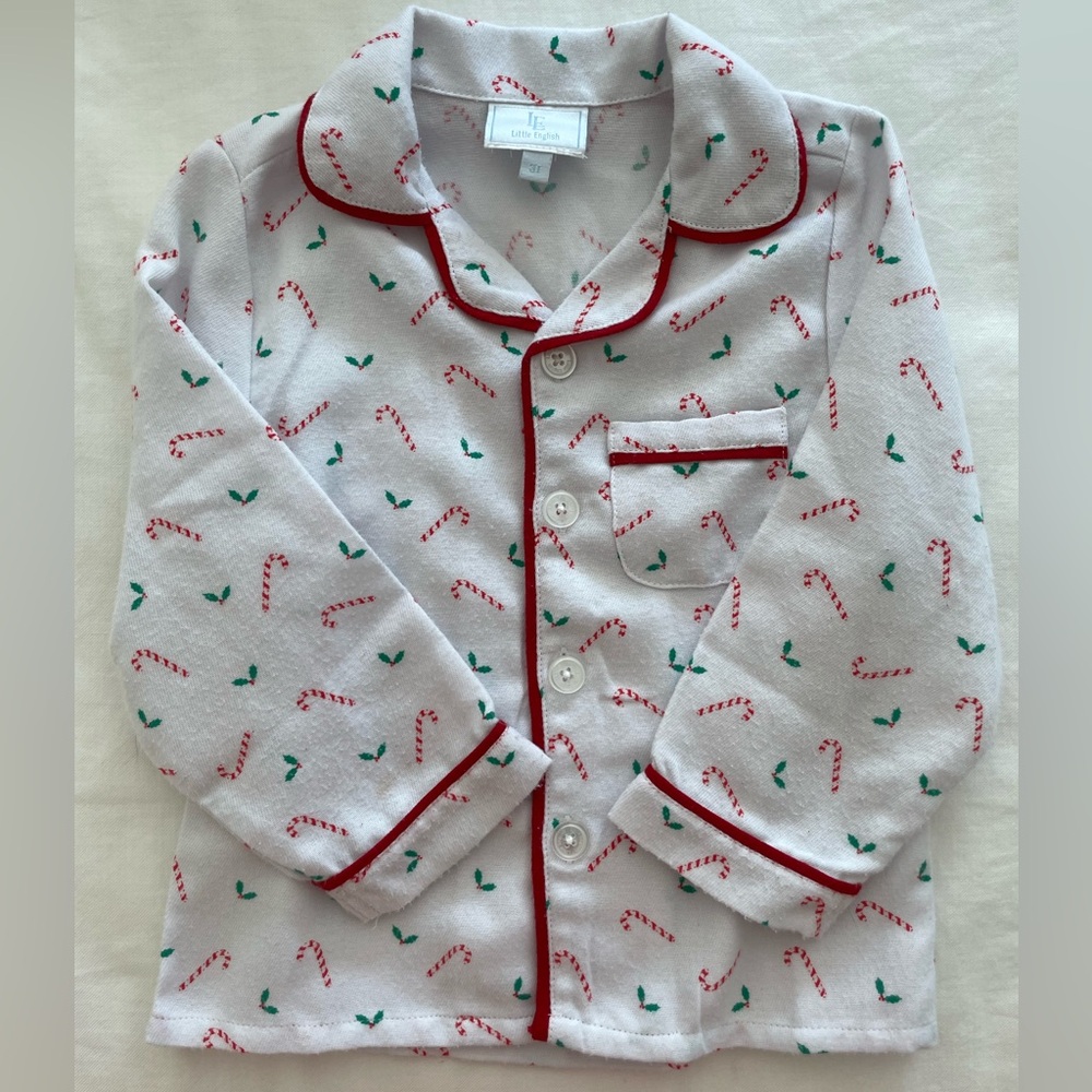 Kids Candy Cane Pajama Set